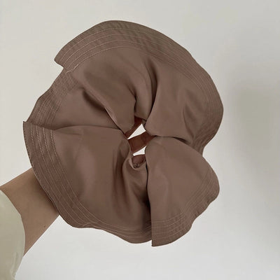 Women's Simple Style Solid Color Cloth Pleated Hair Tie