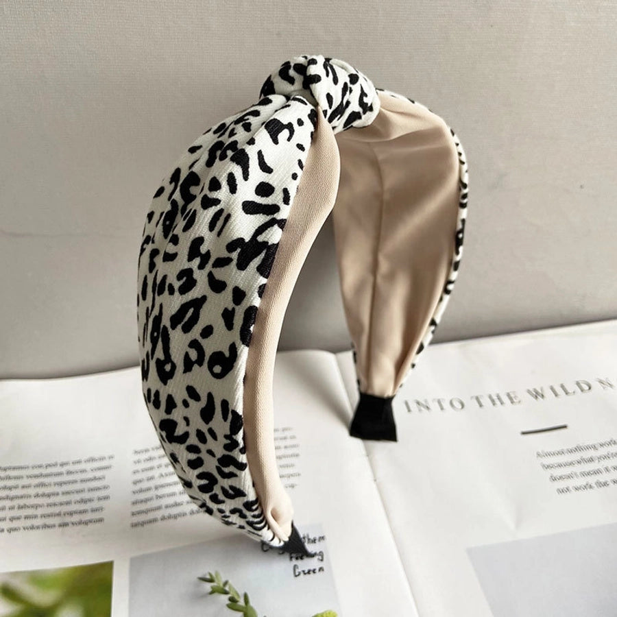 women's ig style retro leopard cloth hair band