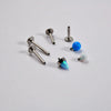 1 Piece Lip Rings Casual Simple Style Solid Color G23 Titanium Polishing Lip Rings Eyebrow Studs