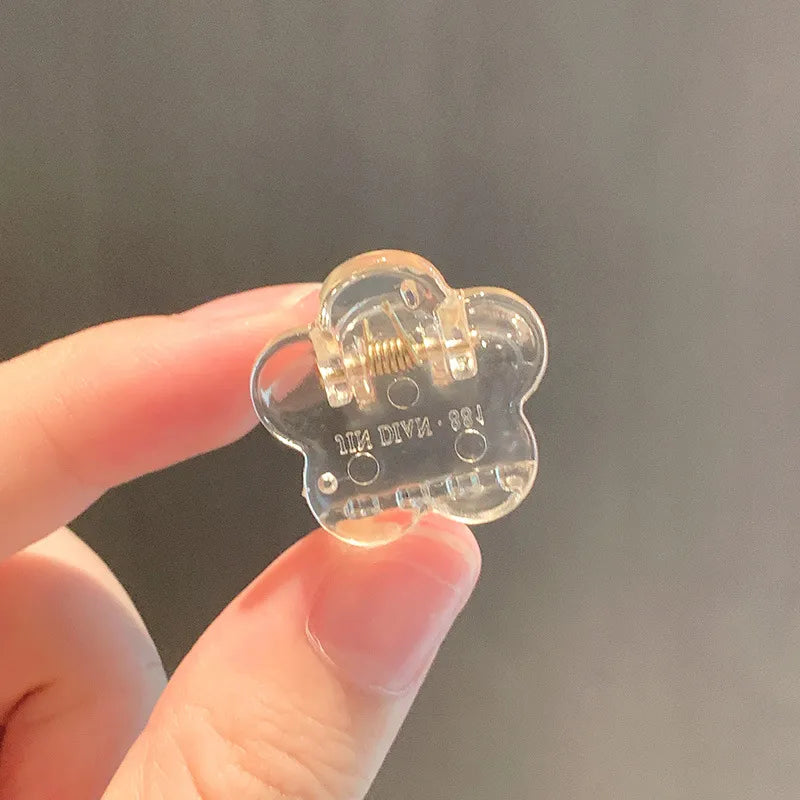 retro geometric transparent acrylic small catch clip wholesale nihaojewelry