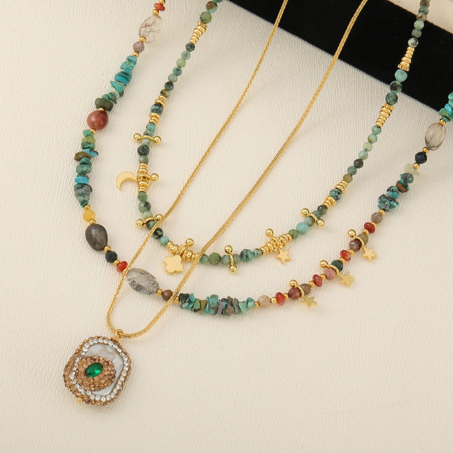 Casual Cute Commute Irregular Copper Necklace In Bulk