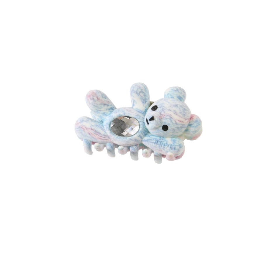 Women's Simple Style Classic Style Bear Plastic Resin Inlay Zircon Hair Clip