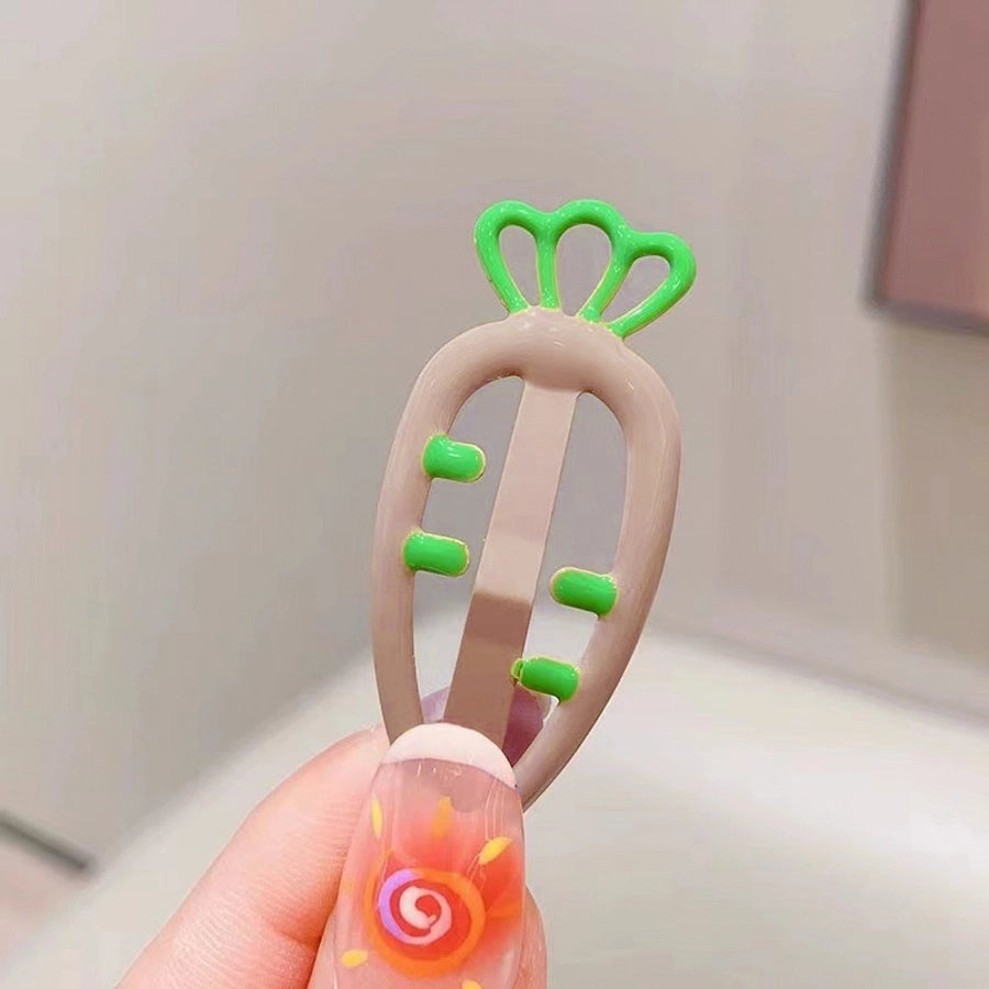 Women's Cute Solid Color Alloy Hair Clip