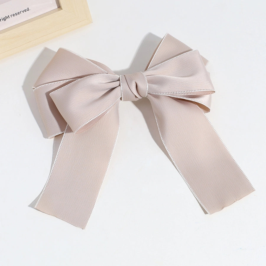 sweet bow knot polyester hair clip