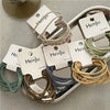simple style solid color cloth hair tie 1 set