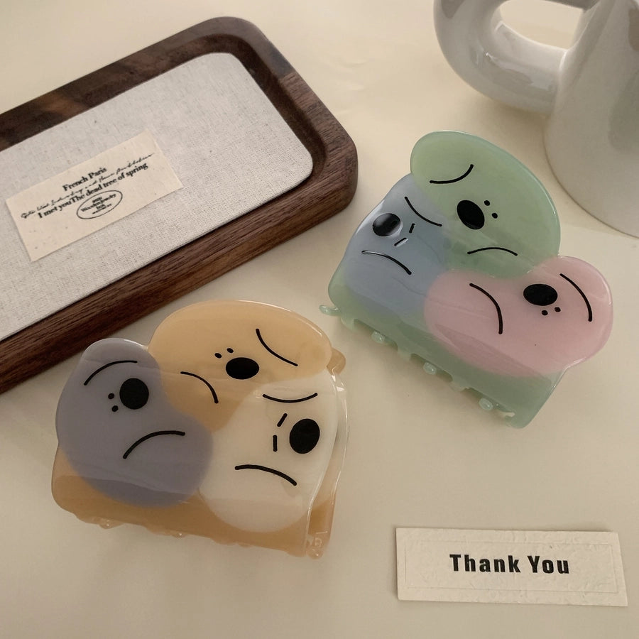 Women's Cute Dog Acetic acid sheets Hair Claws