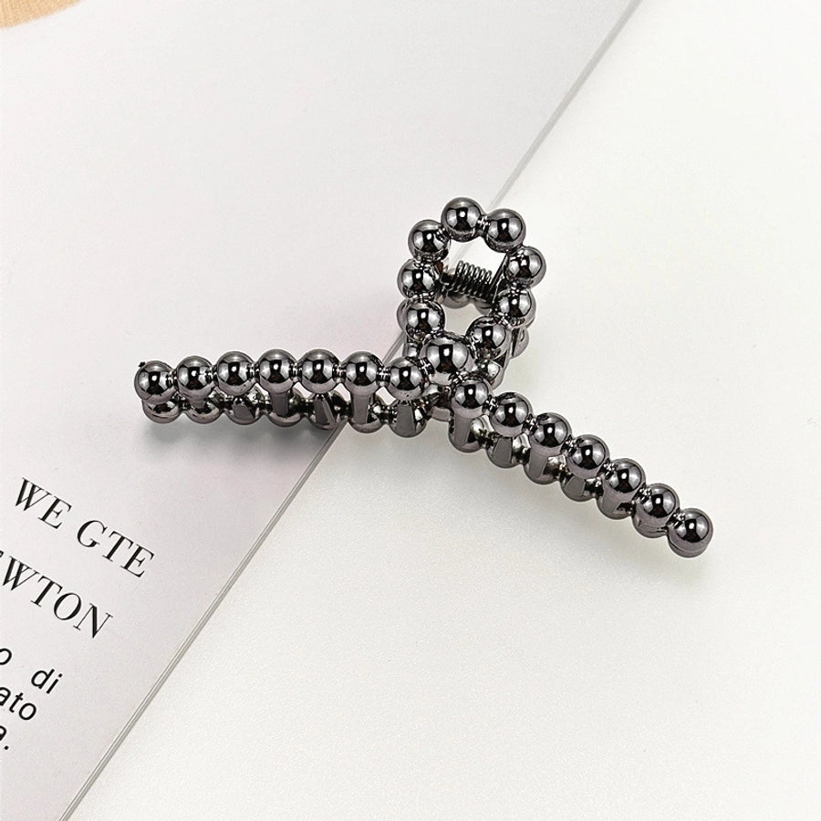 High-Grade Sense Metallic Grip  Style Barrettes Back Head Shark Clip Back Head Clip