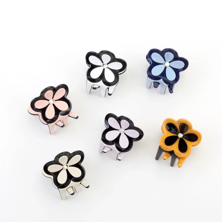 Women's Lady Floral Acetic acid sheets Hair Claws