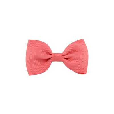 european and american solid color children's bow cute hairpin