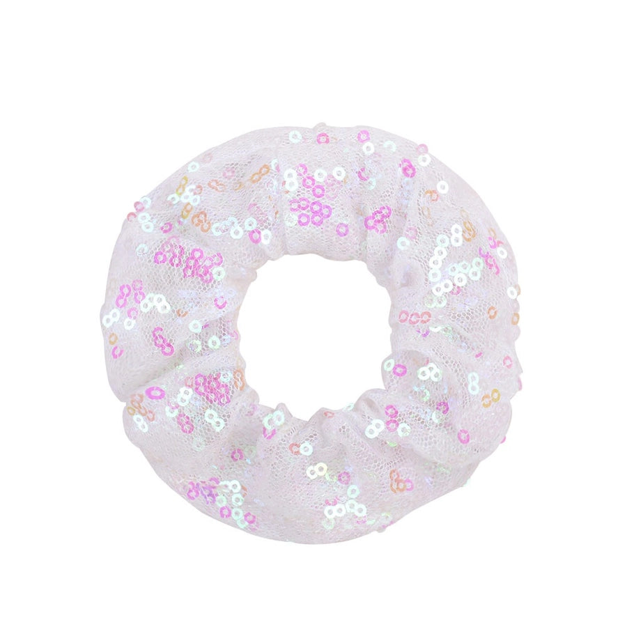 Women's Casual Simple Style Solid Color Cloth Sequins Hair Tie