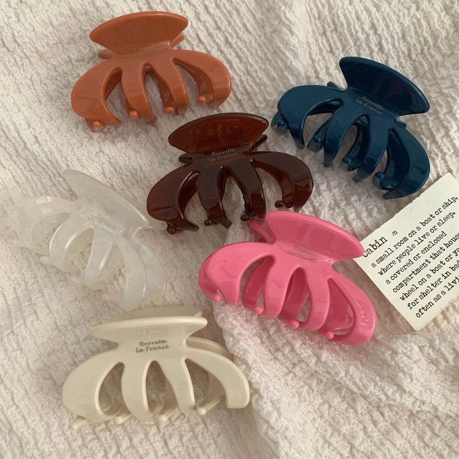 Women's Elegant Streetwear Geometric Acetic acid sheets Hair Claws