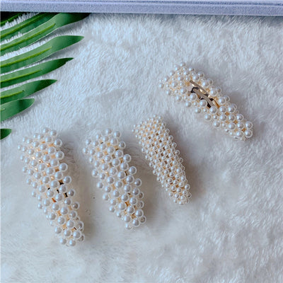 Women's Elegant Sweet Solid Color Plastic Hair Clip