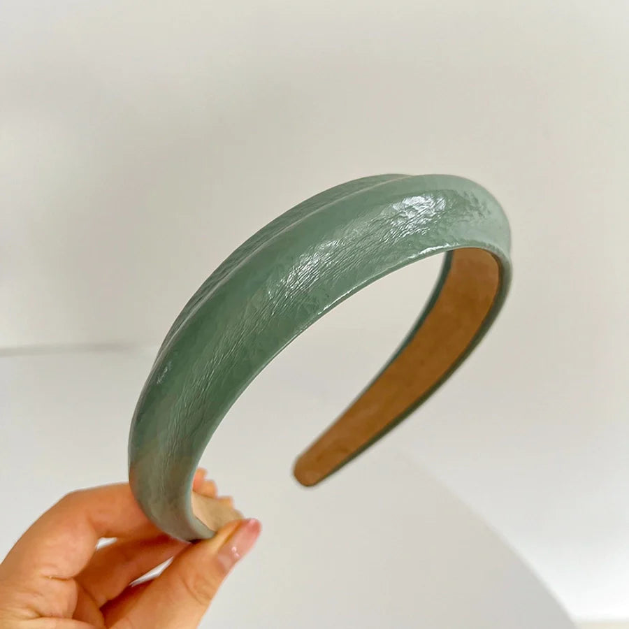 simple style color block cloth handmade hair band