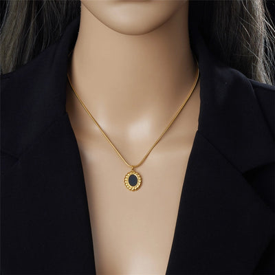 Jewelry Vintage Style Oval 304 Stainless Steel Jewelry Set