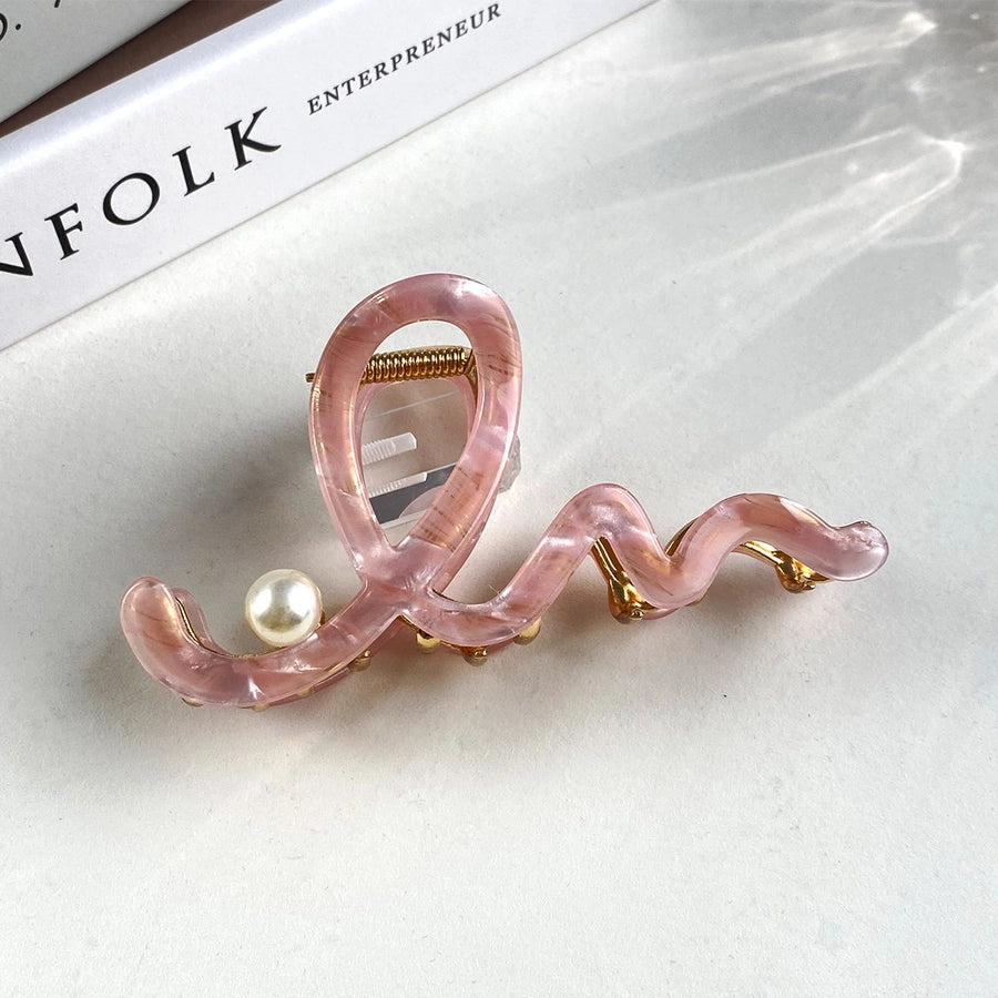 Women's Casual Simple Style Geometric Acetic acid sheets Hair Claws