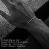 Vacation Simple Style Classic Style Solid Color 304 Stainless Steel 18K Gold Plated White Gold Plated Bracelets In Bulk