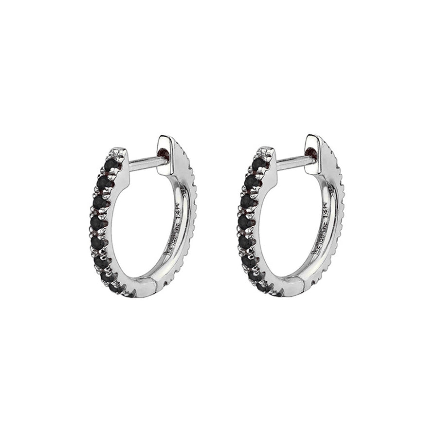 1 Pair IG Style Geometric Inlay Copper Zircon Gold Plated Earrings