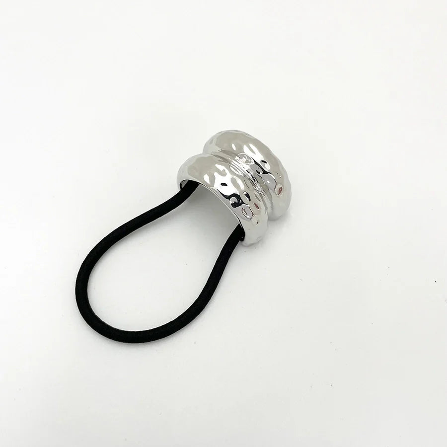 Women's Casual Elegant Business Semicircle Alloy Elastic Band Hair Tie