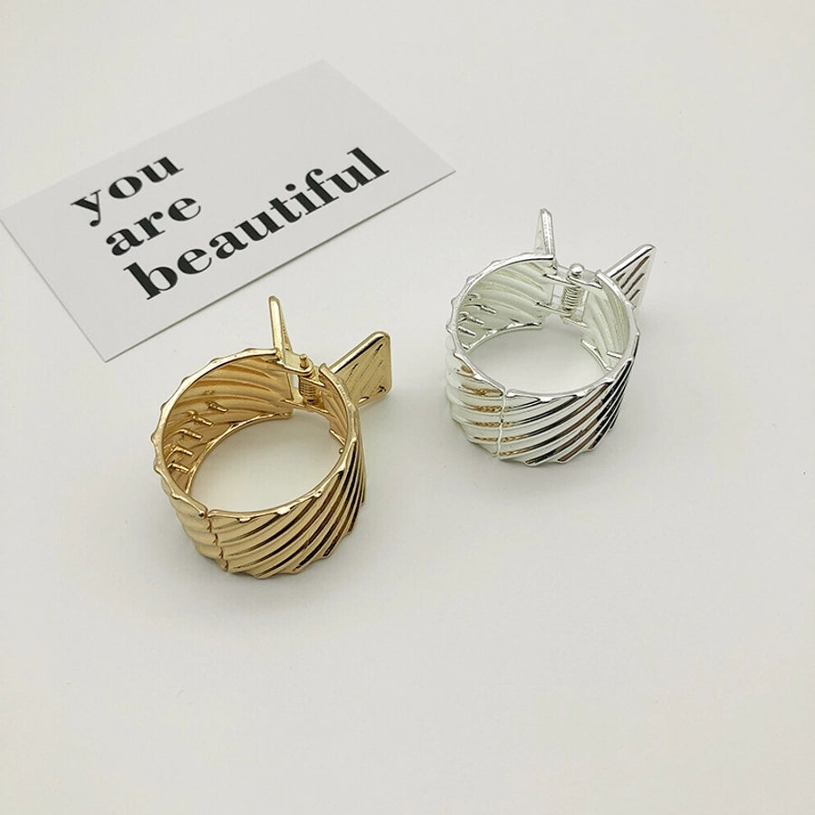 Women's Simple Style Geometric Alloy Plating Hair Clip