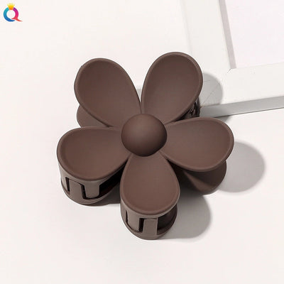 women's fashion flower plastic handmade hair claws