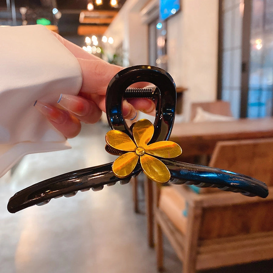 fashion gradient color arylic copper plating hair claws 1 piece