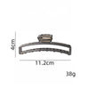 women's simple style geometric metal plating hair claws