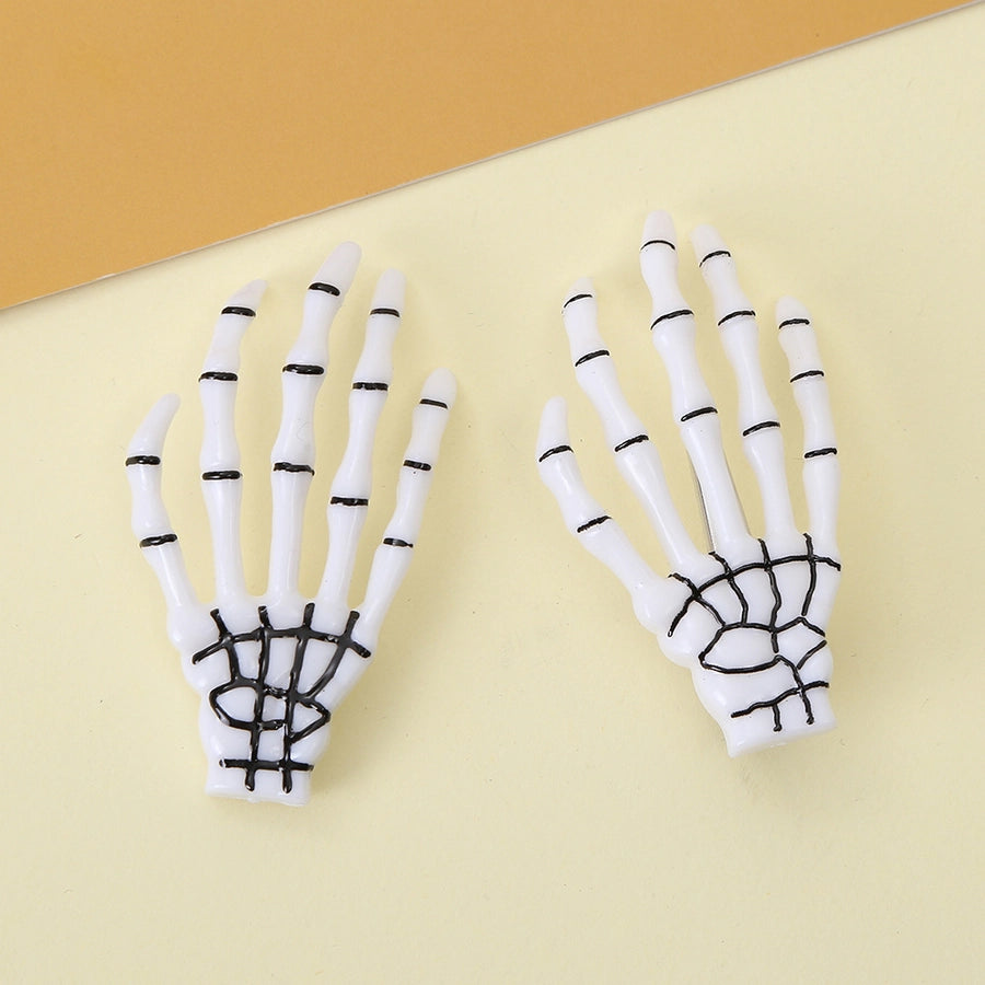 Halloween Funny Cool Style Women's Hand Plastic Hair Clip