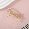 Women's Simple Style Geometric Bow Knot Alloy Plating Hair Clip