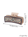 women's vintage style simple style sunflower pu leather hair claws