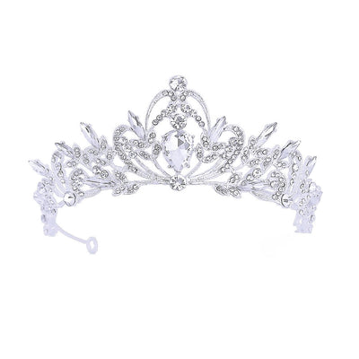 Simple Fashion Bridal Crown  Popular Wedding Headwear Diamond Baroque Bridal Crown Accessories