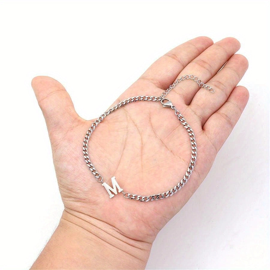 Classic Style Letter 201 Stainless Steel 304 Stainless Steel Bracelets In Bulk