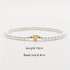Elegant Simple Style Letter Heart Shape 304 Stainless Steel Artificial Pearl Bracelets In Bulk