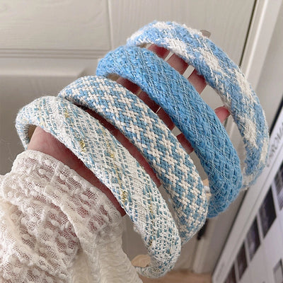 Women's Elegant Solid Color yarn Hair Band