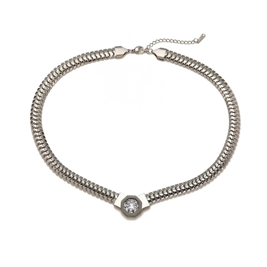 Jewelry Retro Geometric 304 Stainless Steel Necklace