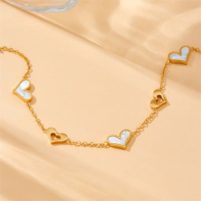 Vintage Style Heart Shape 304 Stainless Steel Bracelets In Bulk