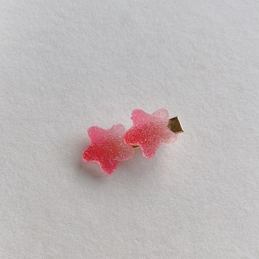 Korean version of the new imitation candy love stars hairpin hairband small cute rubber band headdress baby accessories