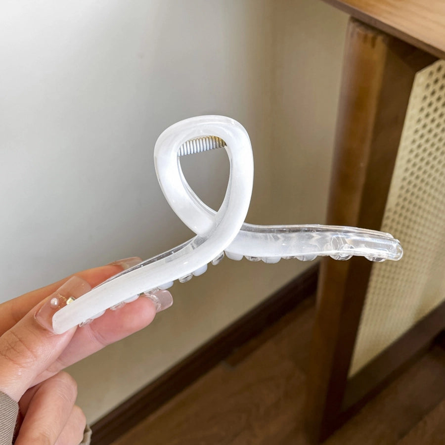 Women's IG Style Simple Style Gradient Color Arylic Alloy Stoving Varnish Hollow Out Hair Claws