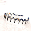 Fluffy Fabric Winding Toothed Hair Band Women's Hair Accessories Headwear Wave Headband Small Accessories Hair Bundles