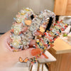 Girl'S Cute Simple Style Flower Cloth Hair Band