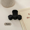 simple style solid color plastic hair claws 1 piece