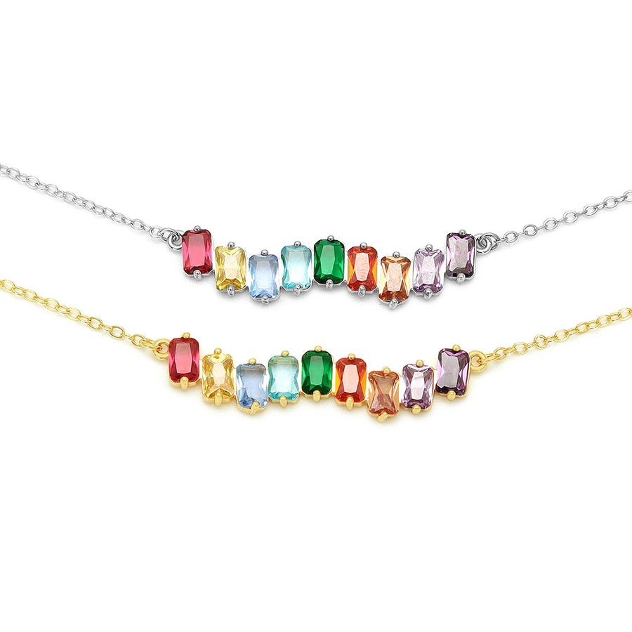 Copper Geometric Necklace