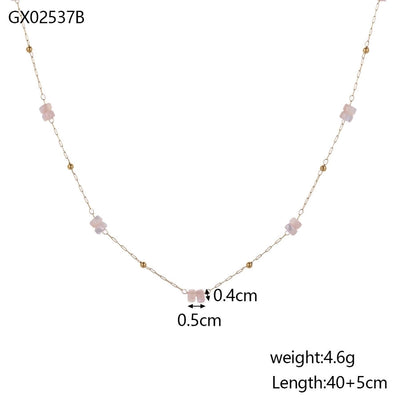 Jewelry Simple Style Geometric 304 Stainless Steel 18K Gold Plated Pendant Necklace