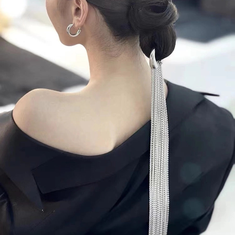Women's Simple Style Tassel Alloy Tassel Plating Hair Band