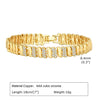 Wholesale Jewelry Vintage Style Classic Style Geometric Copper Zircon Bracelets Love Chain