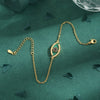 Jewelry Elegant Retro Geometric Copper Zircon 18K Gold Plated Bracelets