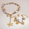 Jewelry Beach Modern Style Sun Scallop Starfish 304 Stainless Steel Shell Plating Bracelets Necklace