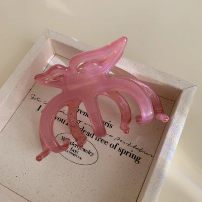 Super Beautiful Jelly Color Summer Acetate Grip High Sense Barrettes South Korea Temperament Thickened Simple and Durable New Women