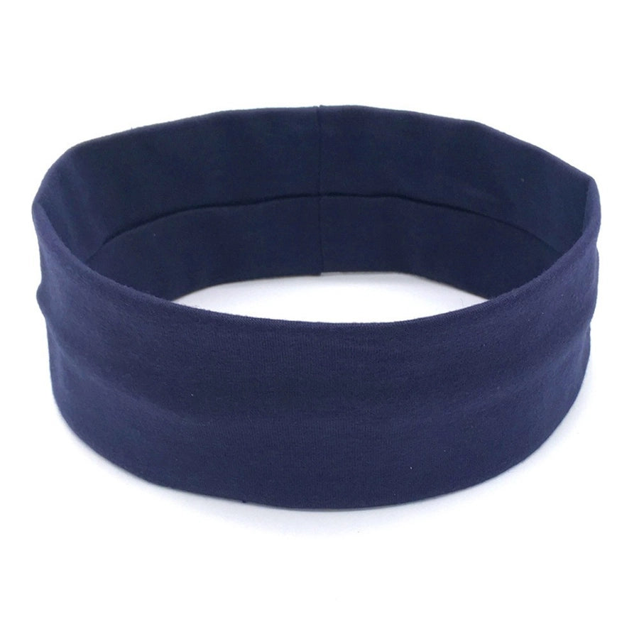 women's simple style solid color cloth braid hair band