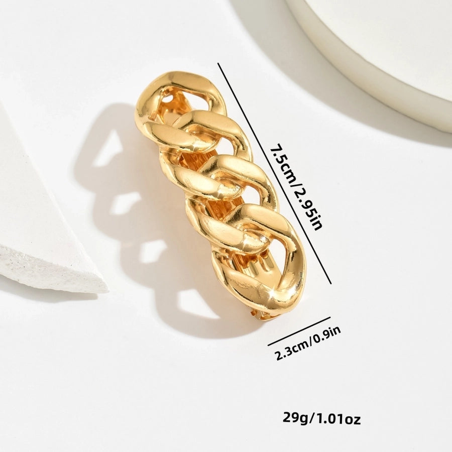 Women's Casual Simple Style Streetwear Geometric Alloy Plating Hair Clip