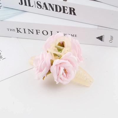 Women's Casual Cute Solid Color Arylic Hair Clip